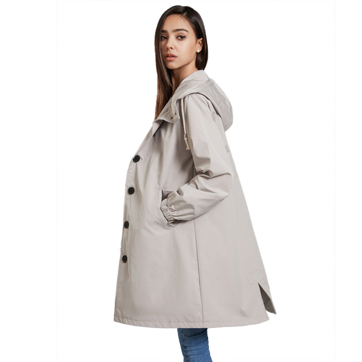 Modern Rain Jacket Women Elegant Lightweight