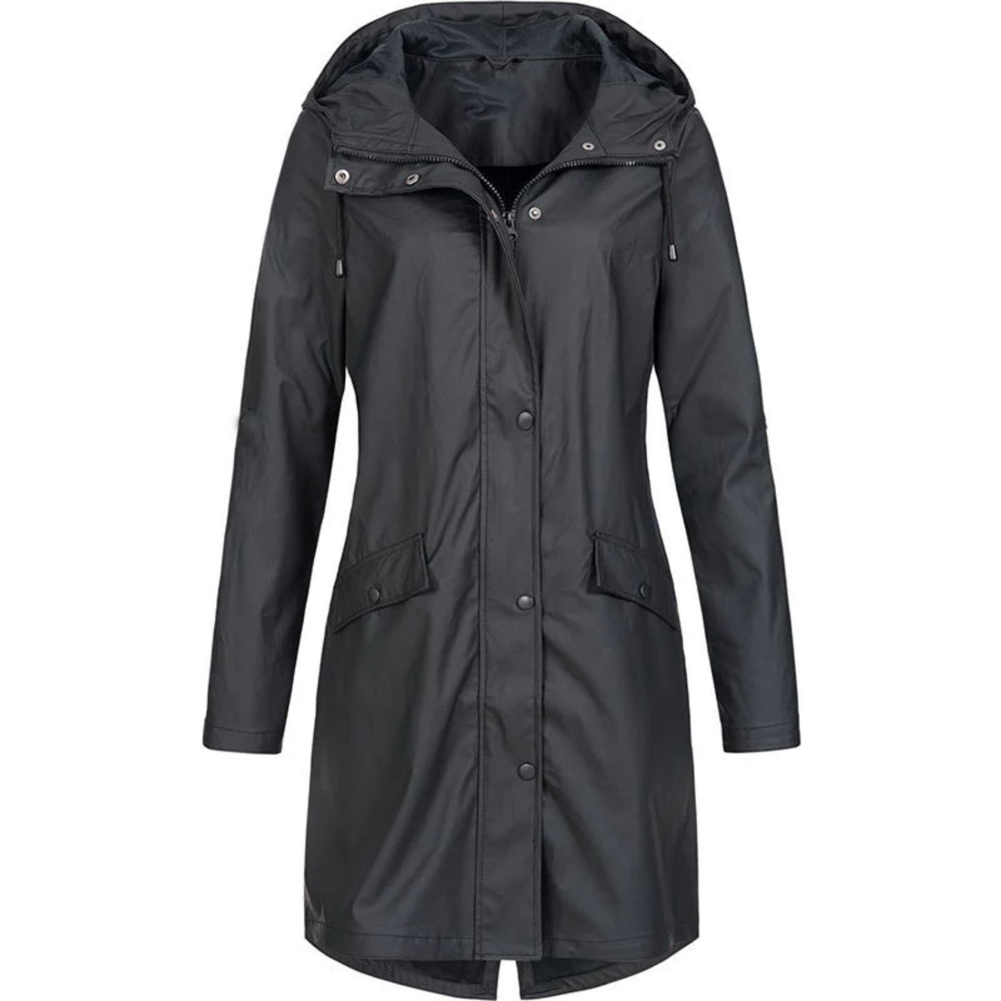 Women's Waterproof Long Raincoat