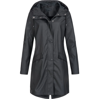 Women's Waterproof Long Raincoat