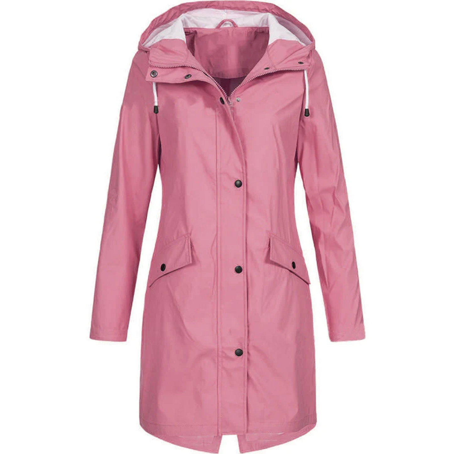 Women's Waterproof Long Raincoat