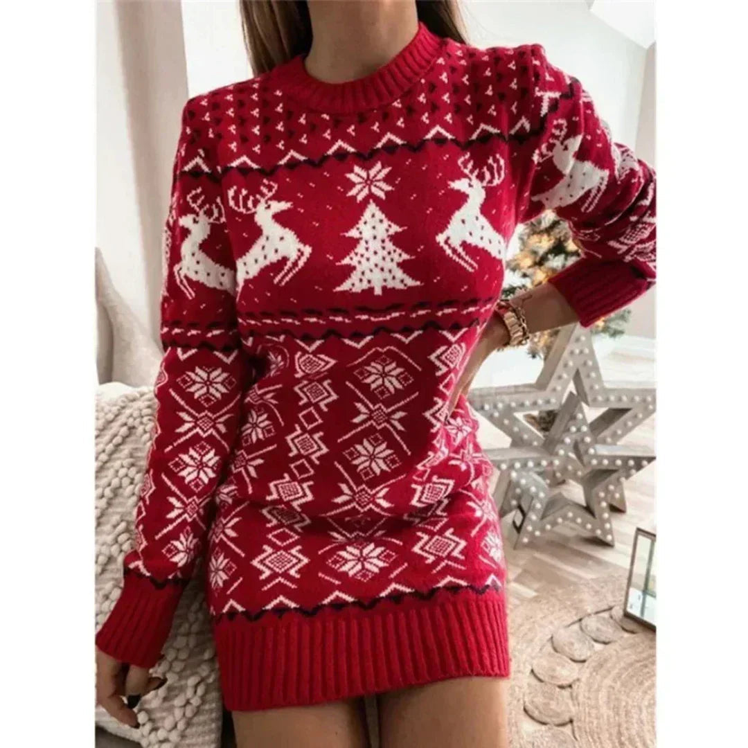 Christmas Dress Women Winter Elegant