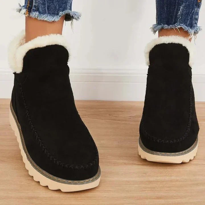 Chunky Winter Boots Retro Chic
