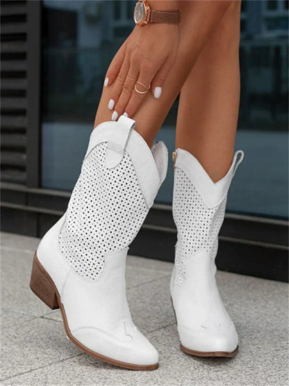 Elegant Leather Boots for Women