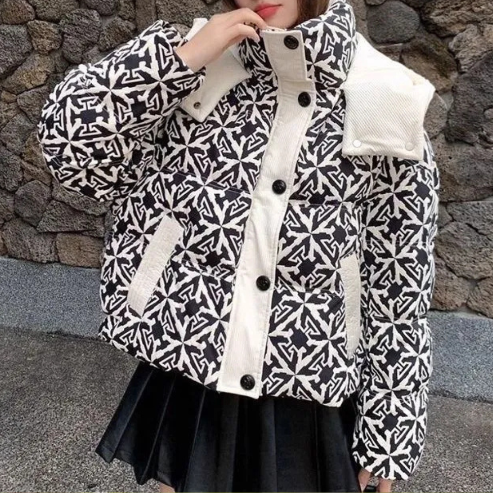Warm Puffer Jacket Women's Winter Jacket Modern Design