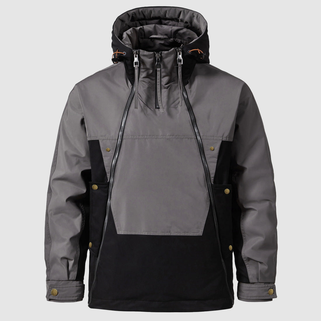 Cut-and-sew clothing hood snowboard