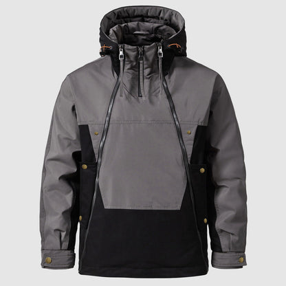 Cut-and-sew clothing hood snowboard