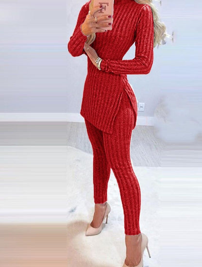 Elegant Women's Two-Piece Chic Set