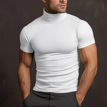 Men's Slim Fit Turtleneck T-Shirt