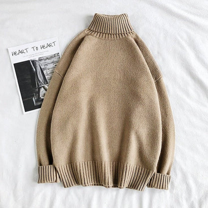 Men's Oversized Knitted Turtleneck