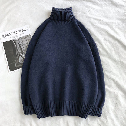 Men's Oversized Knitted Turtleneck