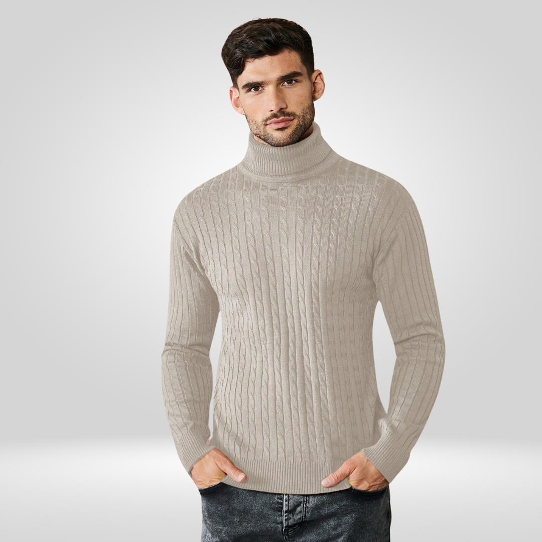 Men's Warm Knitted Turtleneck