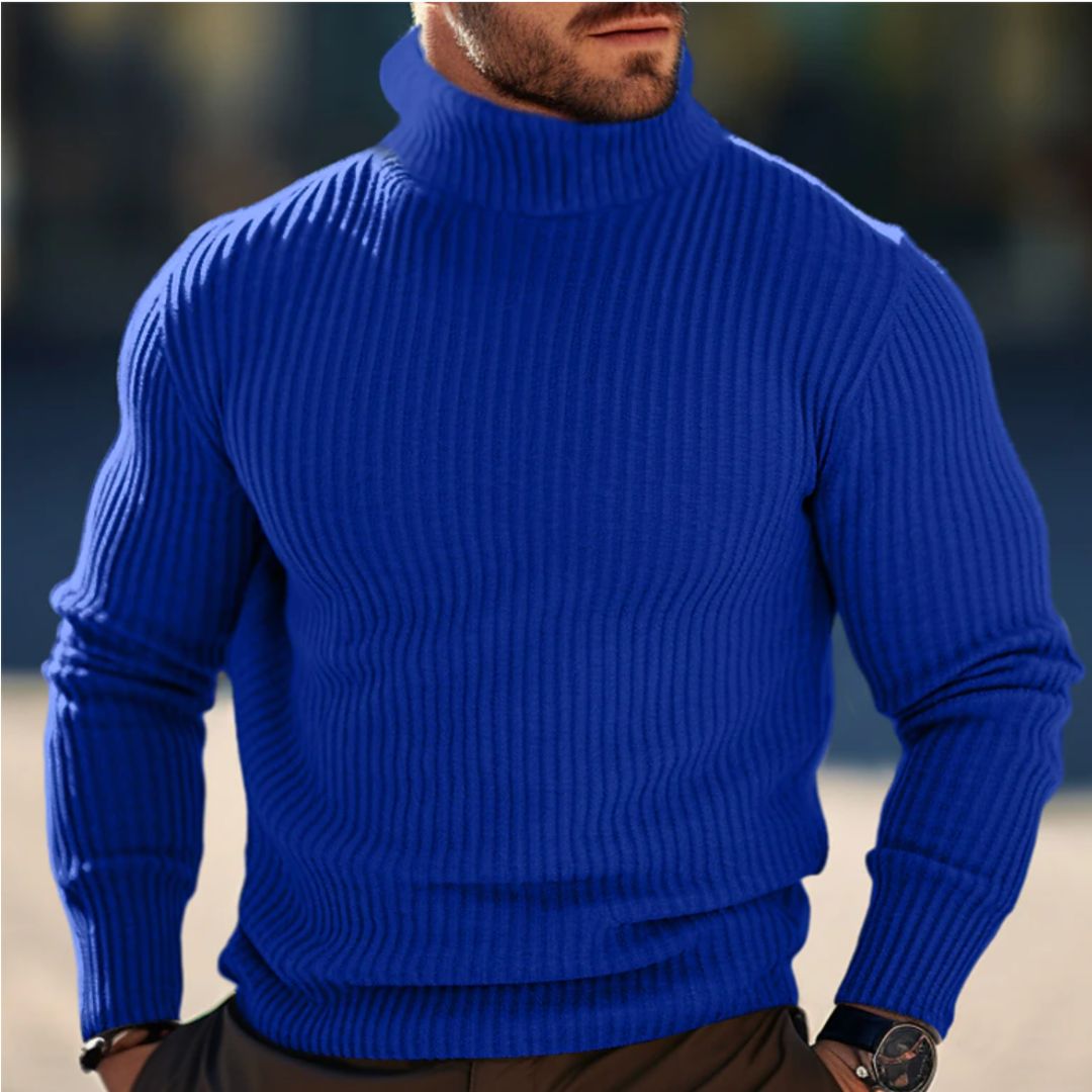 Men's Turtleneck Long Sleeve Knit