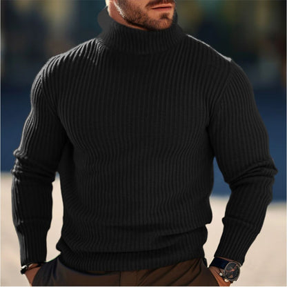 Men's Turtleneck Long Sleeve Knit