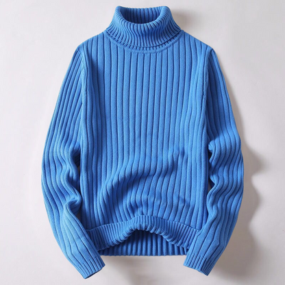 Men's Roll Neck Sweater Knitted Quality