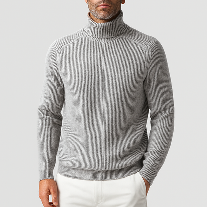 Men's Modern Rib Knit Turtleneck