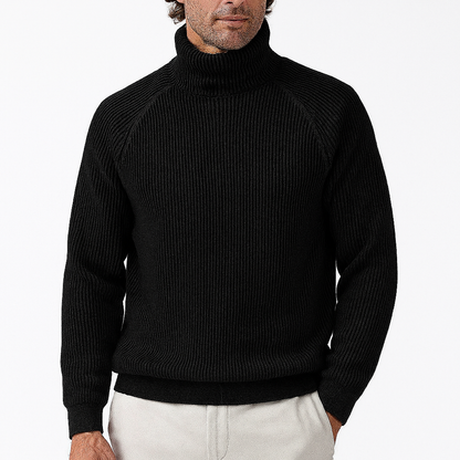 Men's Modern Rib Knit Turtleneck
