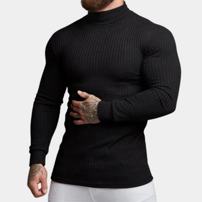 Men's Slim Fit Turtleneck Long Sleeve
