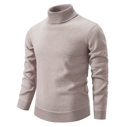 Herren Rollkragenpullover Warm Strick - IdealeKleiden