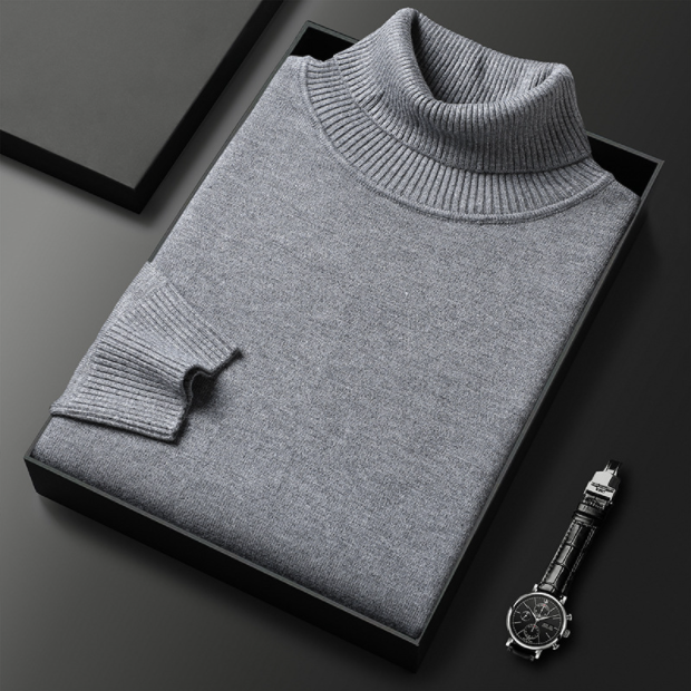 Stylish Men's Turtleneck Sweater