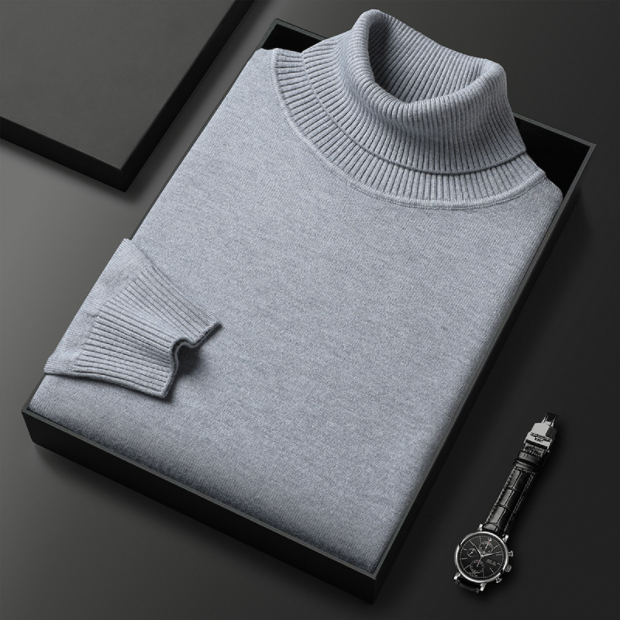 Stylish Men's Turtleneck Sweater