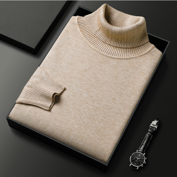 Stylish Men's Turtleneck Sweater