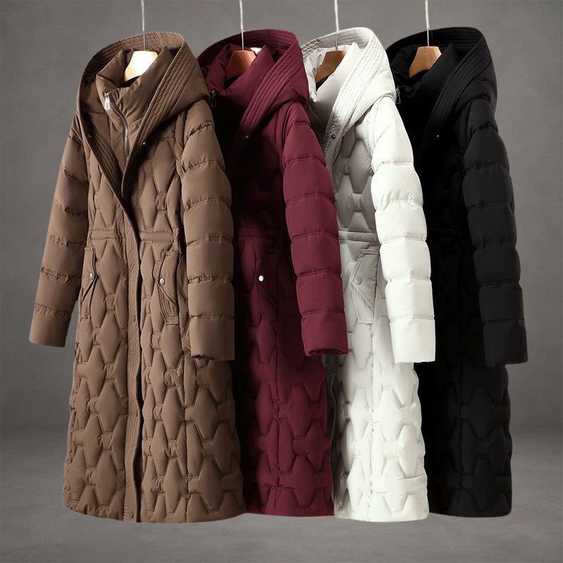 Kapuzen-Mantel Damen Warm Puffer Steppjacke - IdealeKleiden