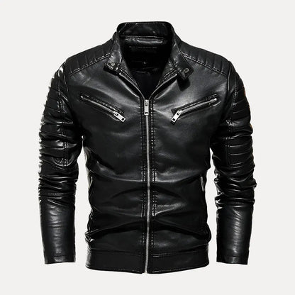 Moto Lederjacke Herren Stil - IdealeKleiden