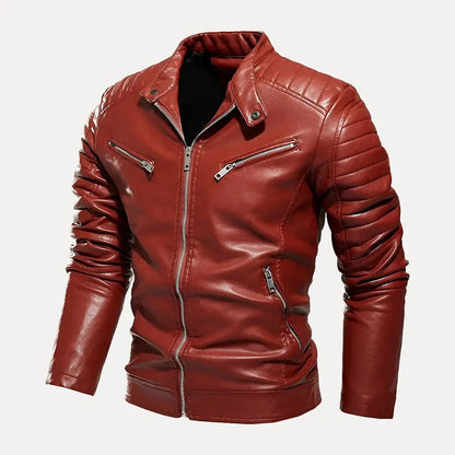Men's Motorcycle Leather Jacket Style