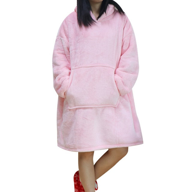 Cuddly Hoodie Soft & Warm Polyester