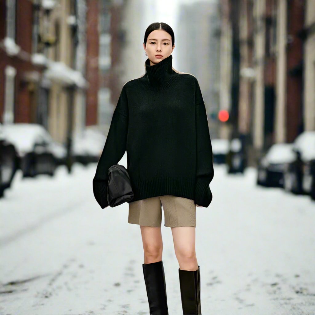 Soft Wool Sweaters for Women Oversized Warm
