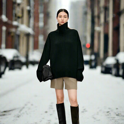 Soft Wool Sweaters for Women Oversized Warm