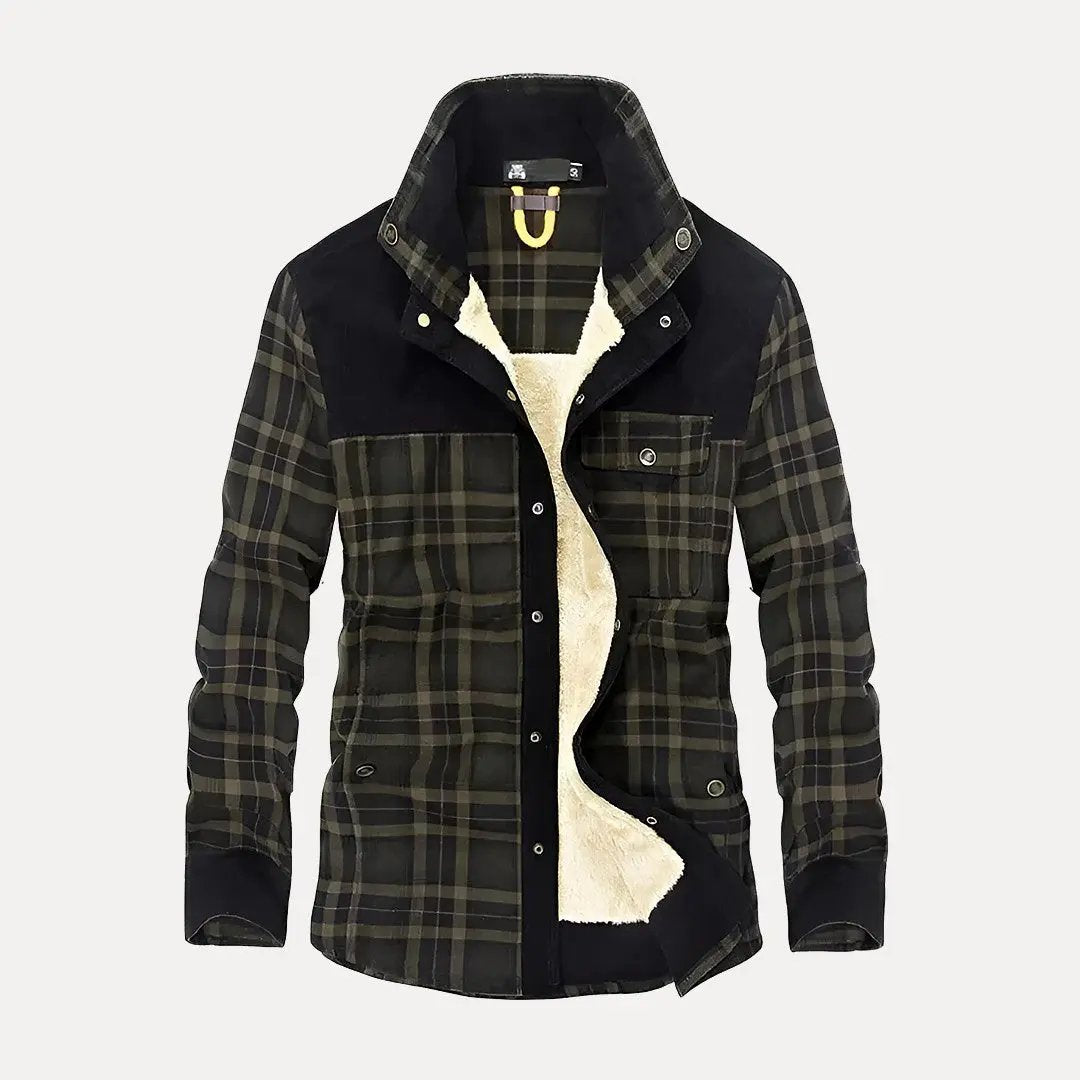 Warm Outdoor Plaid Style Jacket