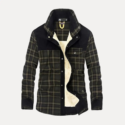 Warm Outdoor Plaid Style Jacket