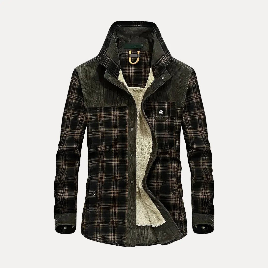 Warm Outdoor Plaid Style Jacket