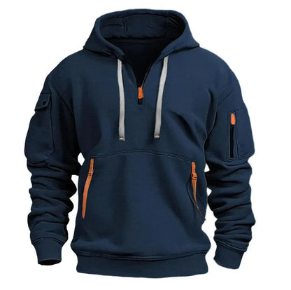 Herren Kapuzenpullover Baumwolle Bequem - IdealeKleiden