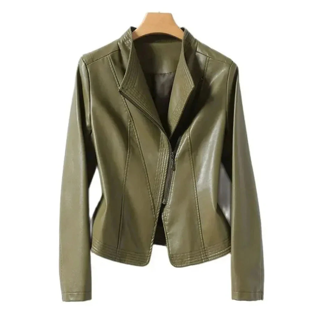 Leather Jacket Biker Style Cool