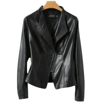 Lederjacke Biker Stil Cool - IdealeKleiden