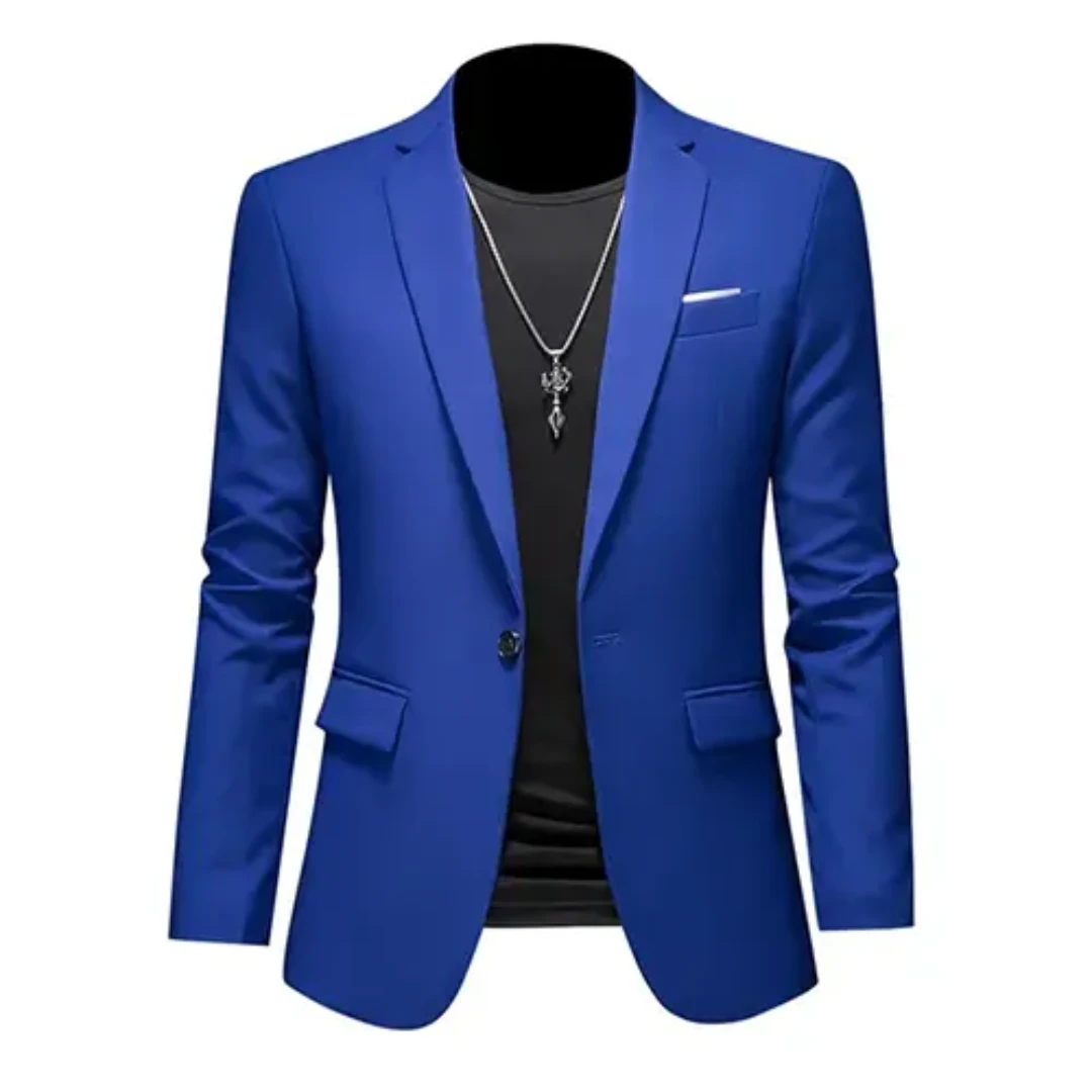 Schmale Herren Blazer Elegant Slim Fit - IdealeKleiden