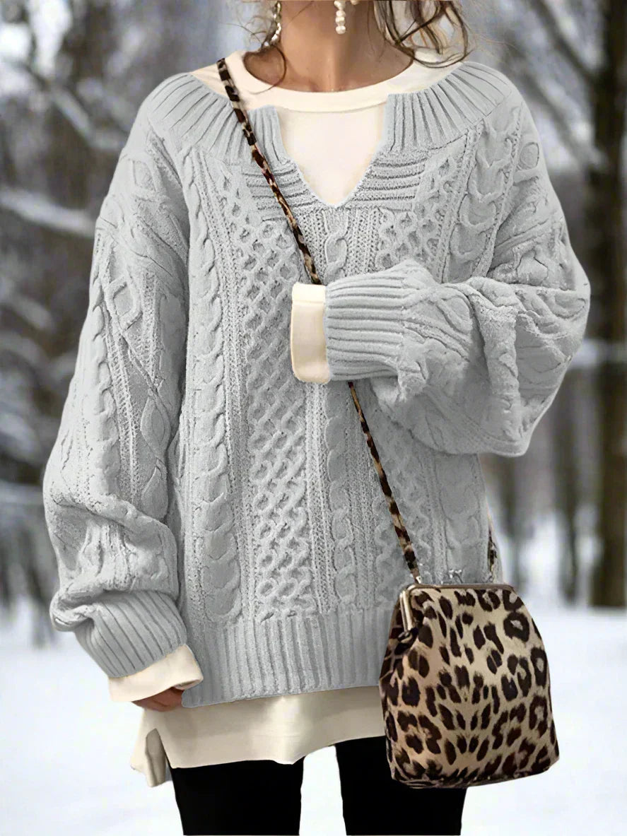 Knitted Sweater Oversized Soft and Warm Comfort Fit