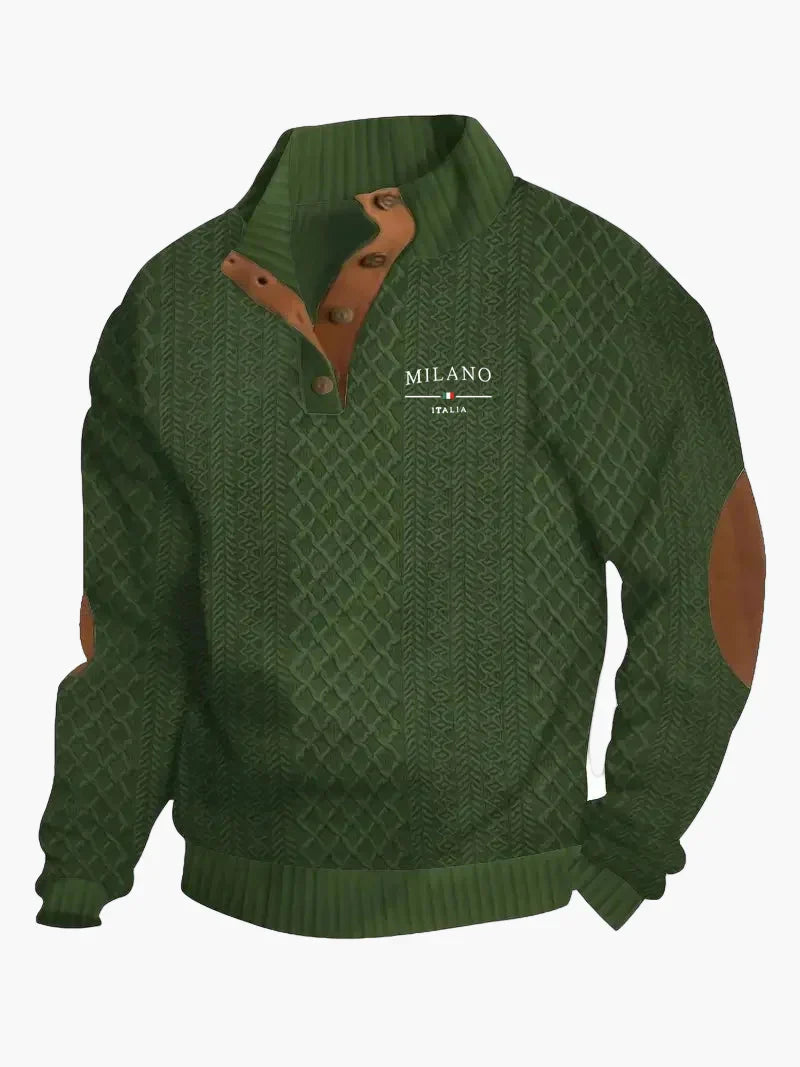 Stylish Knitted Sweater Italian Vintage Look