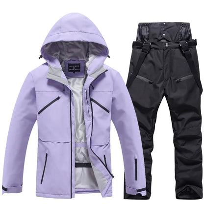 Unisex Ski Suit 2-Piece Warm Functional