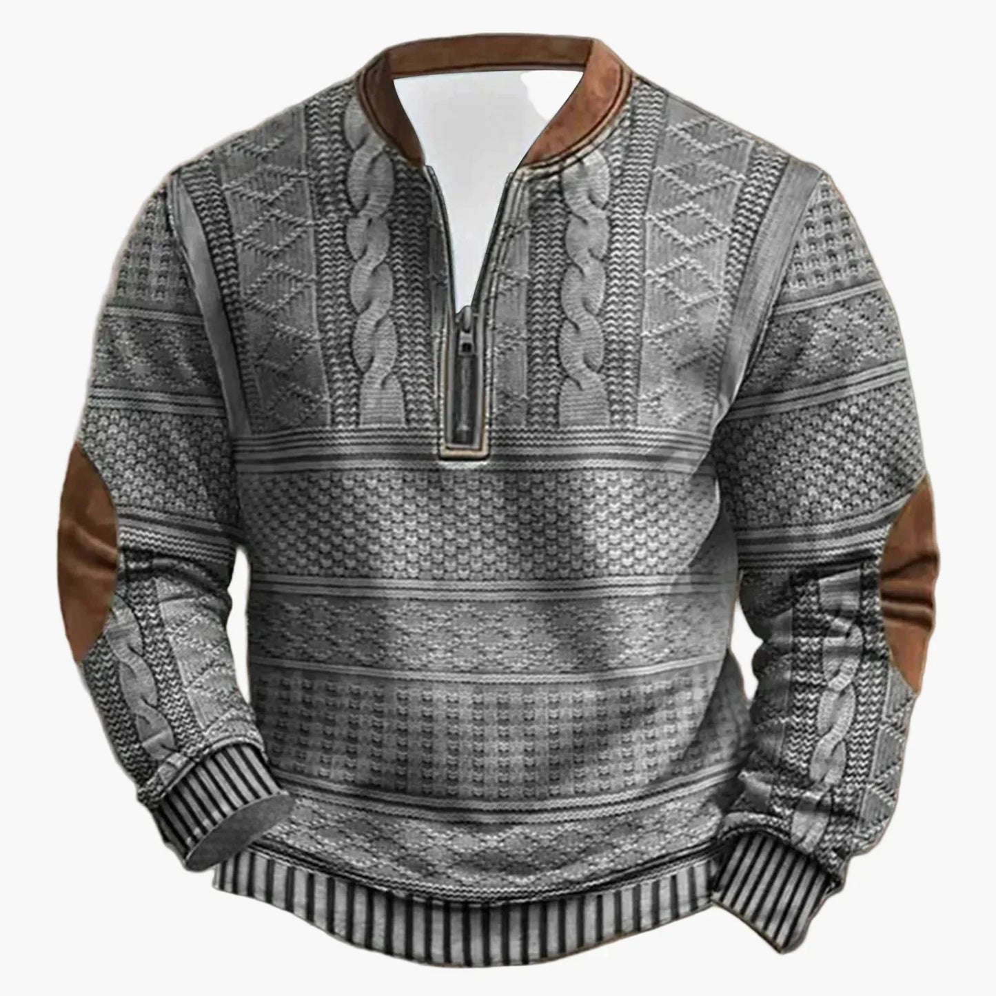 Comfortable Outdoor Pullover Stand-up Collar Zip