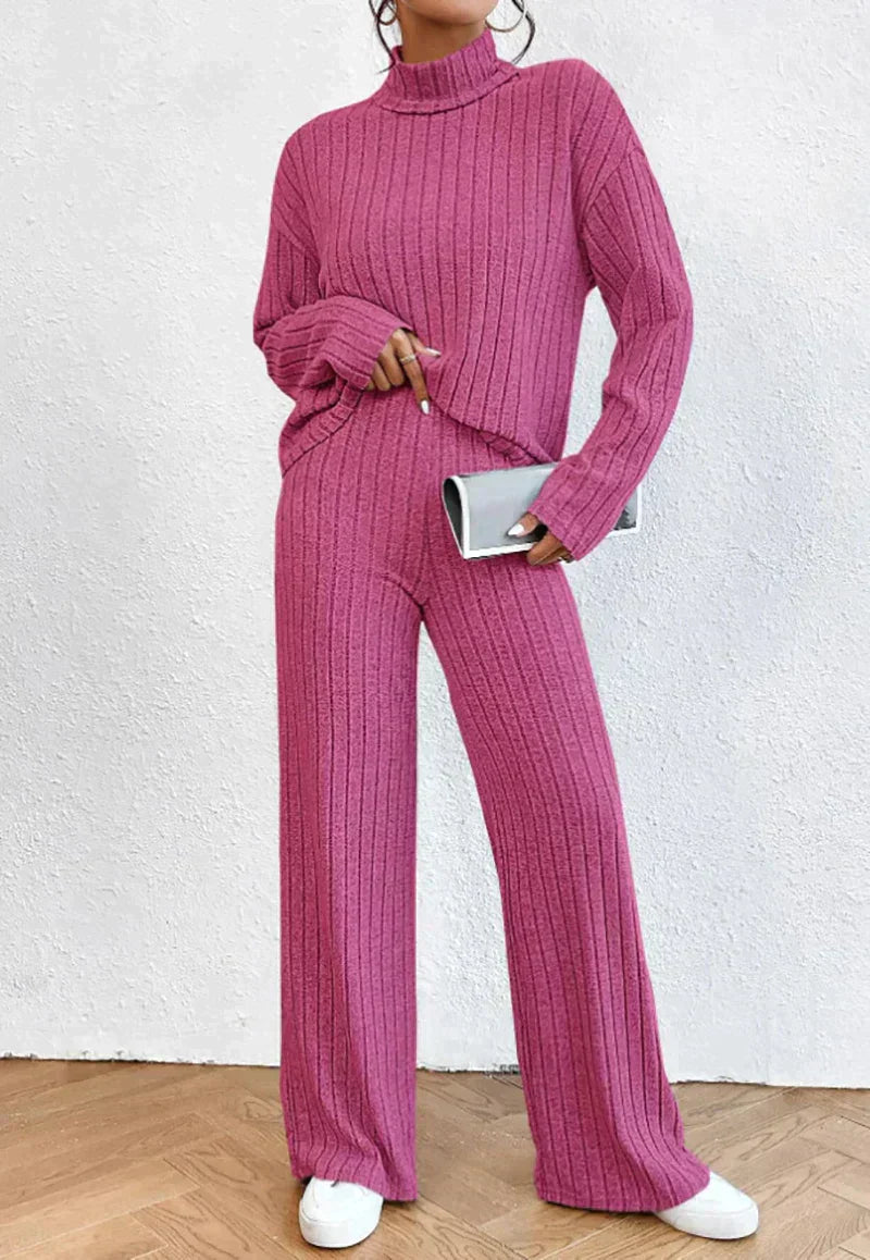 Women's Knitted Tracksuit Warm Winter