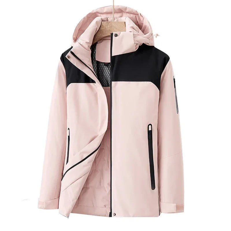 Waterproof Women's Winter Jacket Fleece Insulation