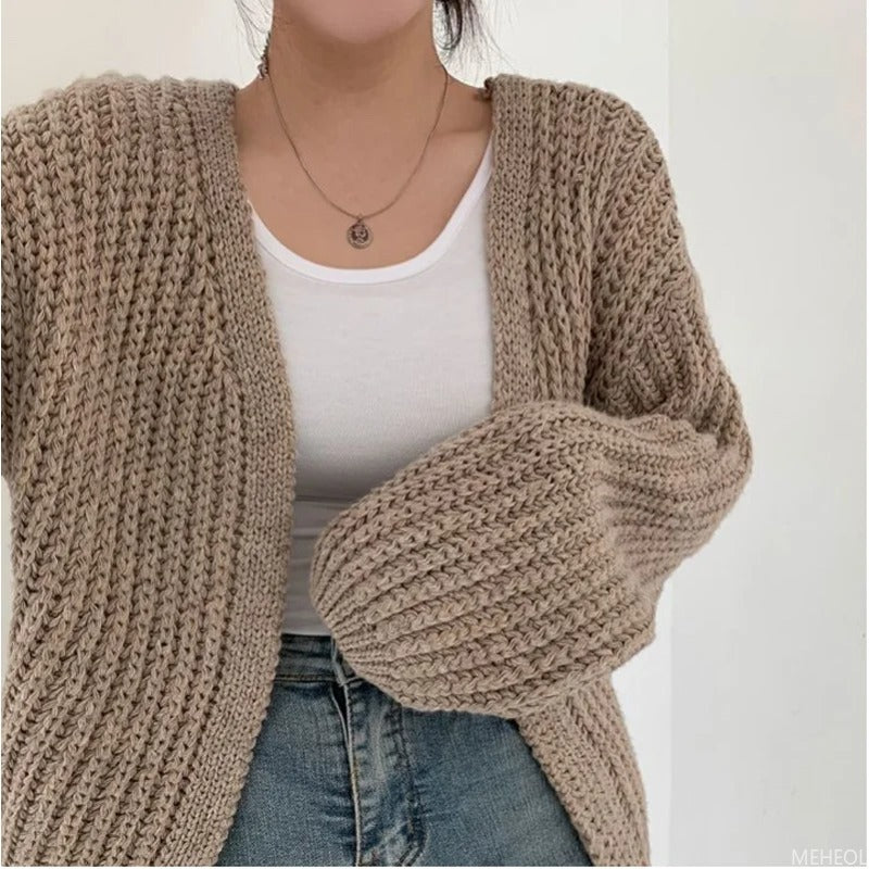 Oversized Cardigan Generous Fit