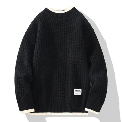 Men's Textured Knit Sweater