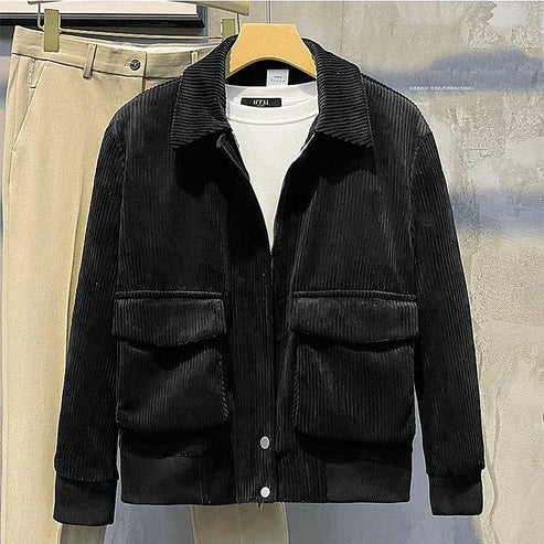 Stylish Men's Corduroy Jacket Modern Cut