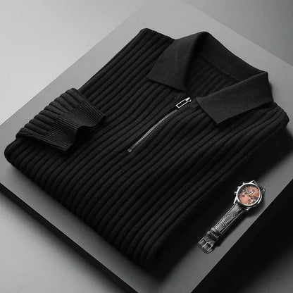 Men's Pullover Polo Collar Soft Comfortable