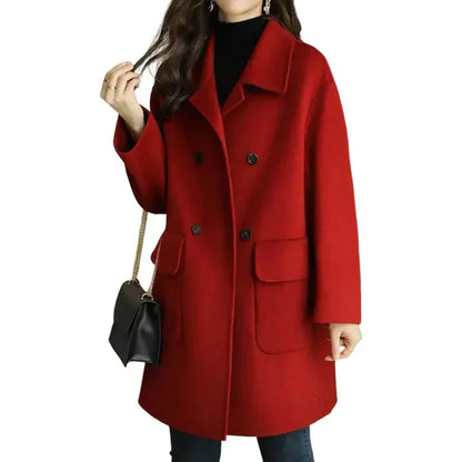 Elegant Women's Winter Coat Black
