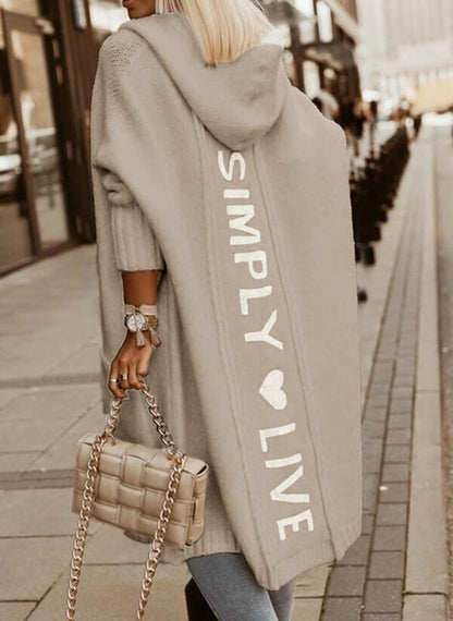 Long Winter Coat Women Hooded